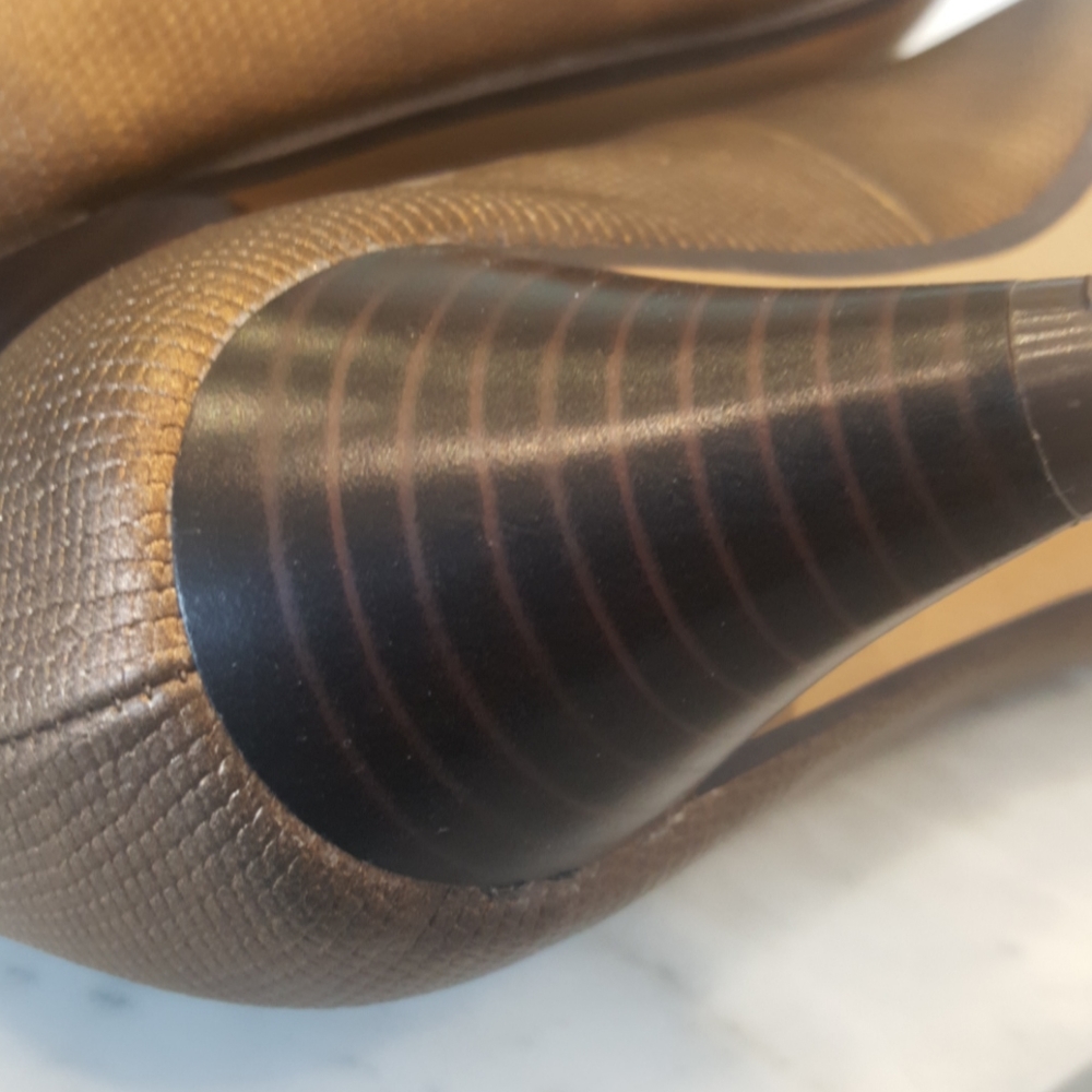 GIANI BERNINI copper peep toe shoes - Picture 8 of 8